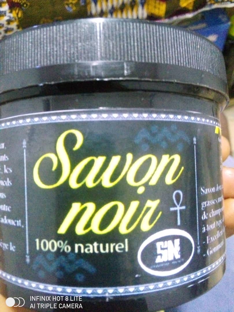 Savon noir 100% naturel , soins du visage