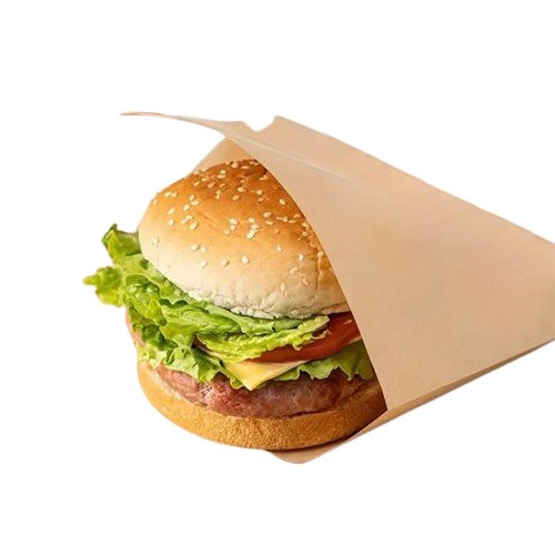 Sac en papier triangle pour burger , 100 pcs