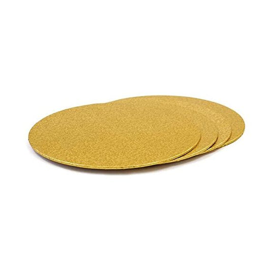 Semelle rond fin doré diamètre 18cm pour gateau , lot de 100 pcs