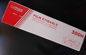 Film etirable en boîte distributrice carton 300 m × 45 cm