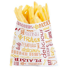 Sachet à frite ingraissable 12×12 cm , 200 pcs